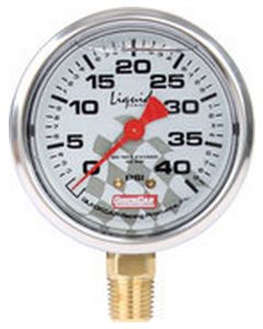 Quickcar Racing Products Tire Pressure Gauge Head Liquid Filled 0-40