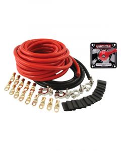 Quickcar Racing Products Battery Cable Kit 4 Gauge Top Mount Battery T