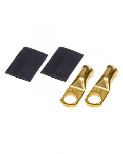 Quickcar Racing Products Battery Terminal 4 Gauge 3/8 in Eyelet Brass