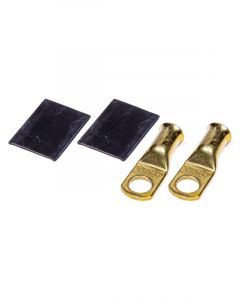 Quickcar Racing Products Battery Terminal 2 Gauge 3/8 in Eyelet Brass