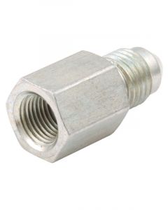 Quickcar Racing Products Fitting Gauge Adapter Straight 4 AN Male to 1