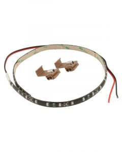 Quickcar Racing Products Light Strip LED 18 in Long Connectors Red Uni
