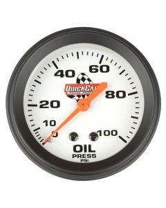 Quickcar Racing Products Oil Pressure Gauge 0-100 psi Mechanical Ana