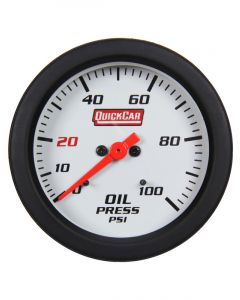 Quickcar Racing Products Oil Pressure Gauge Extreme 0-100 psi Mechan
