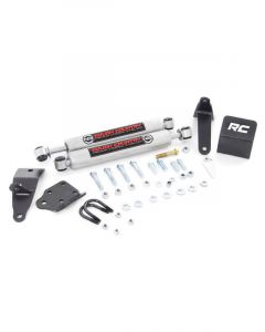Rough Country Steering Stabilizer Kit Dual Hardware Included Steel 2