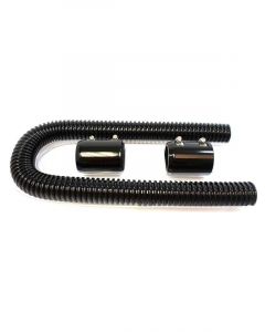 RPC Radiator Hose Kit 24 in Long Black End Caps â€¦