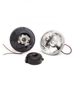 RPC Headlight 5-3/4 in OD H4 Bulb Amber Turn Signaâ€¦