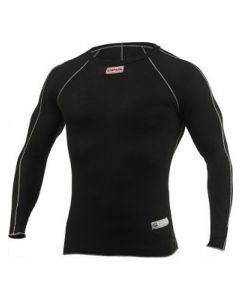 Simpson Safety Underwear Top Memory Fit SFI 3.3 Long Sleeve Nomex Bla