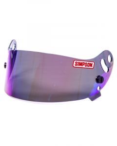 Simpson Safety Helmet Shield - Iridium - Devil Ray Model Helmets - Each