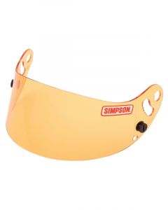 Simpson Safety Helmet Shield Amber Stingray / Devil Ray Model Helmets