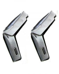 Taylor/Vertex Spark Plug Boot Heat Shield Aluminum Polished 45 Degree Pl