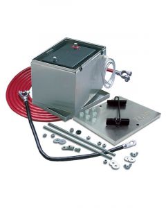 Taylor/Vertex Battery Relocation Kit 13-1/2 x 9-1/2 x 10 in Aluminum 3