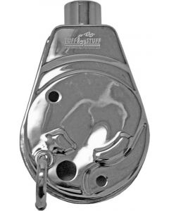 Tuff-Stuff Power Steering Reservoir Bolt-On Steel Chrome GM Saginaw Pum