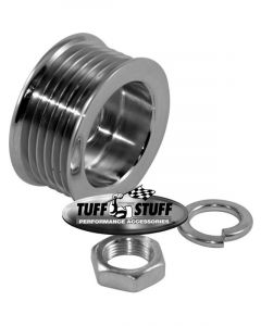 Tuff-Stuff Alternator Pulley 6 Rib Serpentine Hardware Included Steel C