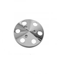 Tuff-Stuff Air Conditioner Clutch Cover Aluminum Chrome Sanden 508 Comp
