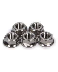 Ti22 Performance Nut 3/8-16 in Thread Hex Titanium Natural Ti22 Front