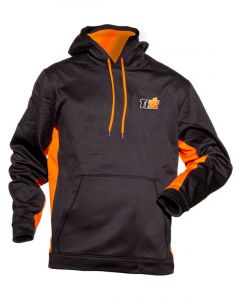 Ti22 Performance Sweatshirt Sport-Tek Hooded Ti22 Logo Black / Ora