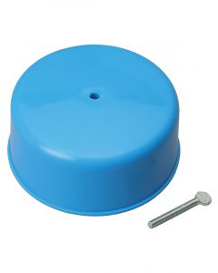 Trans-Dapt Carburettor Cover Thumbscrew Included Plastic Blue 5-1/8"