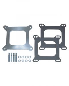Trans-Dapt Carburettor Spacer 3/8" Thick Open Square Bore Gasket / Hard