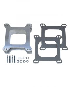 Trans-Dapt Carburettor Spacer 2" Thick Open Square Bore Gasket / Hardware