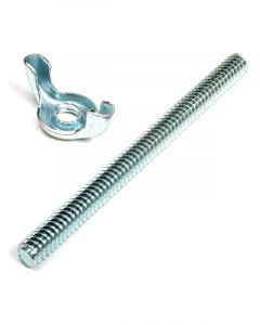 Trans-Dapt Air Cleaner Stud 1/4-20 in Thread 3.000 in Long Wing Nut Incl