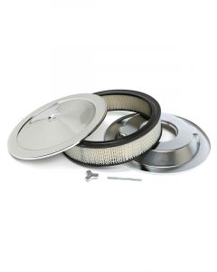 Trans-Dapt Air Cleaner Assembly Muscle Car 14 in Round 3 in Tall 5-1/8 i