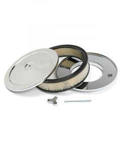 Trans-Dapt Air Cleaner Assembly Muscle Car 10 in Round 2-1/8 in Tall 5-1