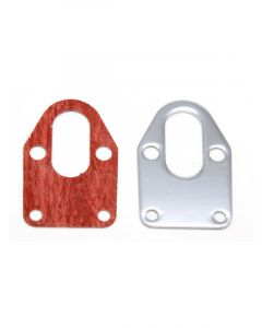 Trans-Dapt Fuel Pump Mounting Plate Gasket Included Steel Chrome For SB Chevey