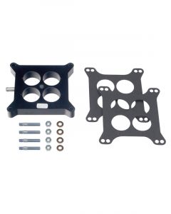 Trans-Dapt Carburettor Spacer Swirl-Torque 1" Thick 4 Hole Square Bore 