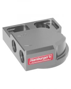 Trans-Dapt Oil Filter Mount 12 AN Female Ports 1-1/2-12 in Center Thread…