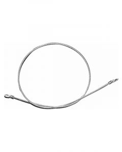 Trans-Dapt Hood Pin Lanyard Cable 24" Long Steel Coated Hairpin Style 