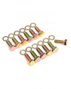Trans-Dapt Intake Manifold Bolt Kit Hex Head Steel Zinc Plated Small Blo