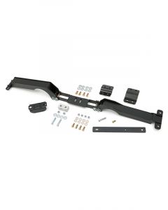 Trans-Dapt Transmission Crossmember Bolt-On Steel Black Powder Coat 4L60