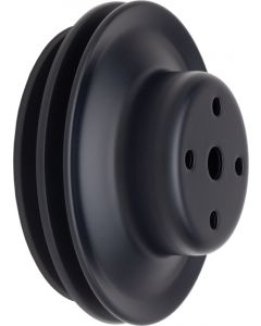 Trans-Dapt Water Pump Pulley V-Belt 2 Groove 6.300" Diameter Steel