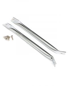 Trans-Dapt Radiator Support Bar Steel Chrome GM F-Body 1970-81 Pair