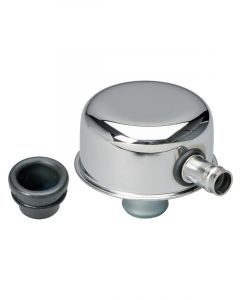 Trans-Dapt Breather Push-In Round 1-1/4" Hole 5/8" Hose Barb Fitting