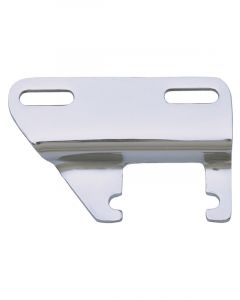 Trans-Dapt Alternator Bracket Lower Driver Side Header Mount Steel Chrome