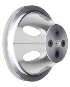 Trans-Dapt Water Pump Pulley V-Belt 1 Groove 6.563" Diameter Aluminum 