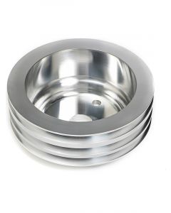 Trans-Dapt Crankshaft Pulley V-Belt 3 Groove 6.563 in Diameter Aluminum
