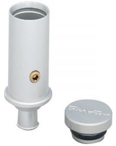 Trick Flow Oil Filler Extension Push-In Cap Aluminum Natural Sma