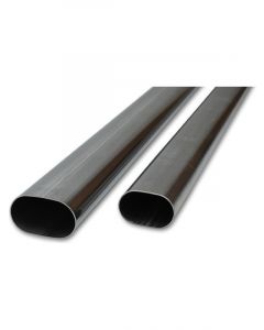 Vibrant Performance Exhaust Pipe Straight Oval 3 in Diameter 5 ft Long