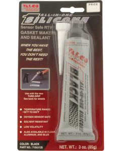 Valco Sealant - All-In-One Black - Silicone - 3.00 oz Tube - Each