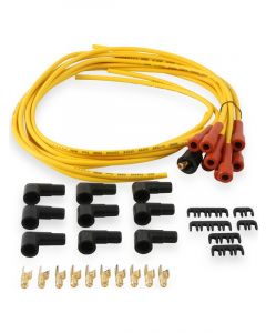 Accel Spark Plug Wire Set 7mm Straight Boot Universal Yellow SuperStock
