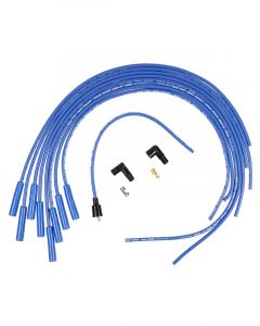 Accel Spark Plug Wire Set Super Stock Spiral Core 8 mm Blue Straight Pl