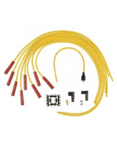 Accel Spark Plug Wire Set Super Stock Spiral Core 8 mm Yellow Straight P