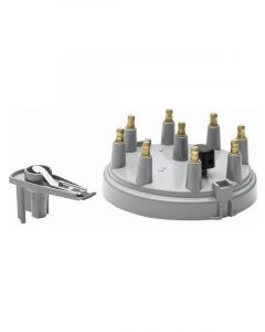 Accel Cap and Rotor Kit HEI Style Terminal Brass Terminals Clamp Down Gr