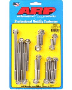 ARP Water Pump Bolt Kit Hex Head Steel Chrome Long Water Pump Chevy …