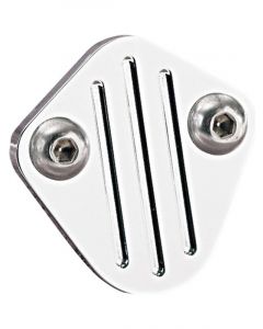 Billet Specialties Fuel Pump Blockoff Stainless Hardware Billet Aluminu