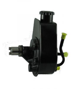 Borgeson Power Steering Pump Steel Black Powder Coat Diesel Dodge Full