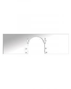Chassis Engineering Motor Plate Front 36 x 12 x 1/4 in Thick Aluminum